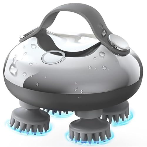 Kopfmassage Elektrisch, Kopfhaut-Massagegerät Elektrische Kopfmassage IPX7 Wasserdicht, Handmassagegerät für Kopfhaut mit 3 Massagemodi, handliches Kopfmassagegerät für Entspannung