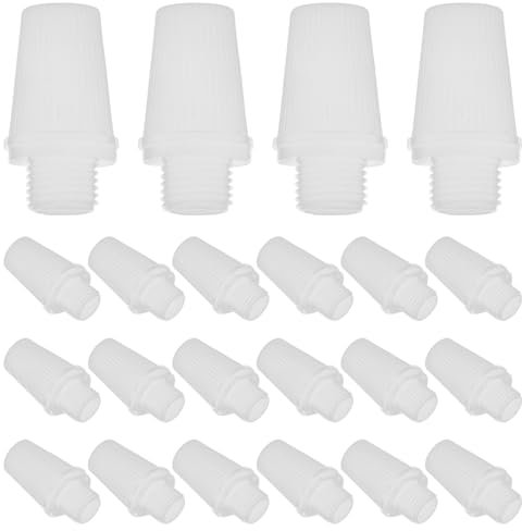 Housoutil Electrical Cord Grip Connectors 50pcs Cable Clamp Strain Relief for Pendent Light Holders Lamp Cord Clips