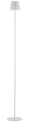 SellTec LED Stehlampe Akku USB, dimmbar, weiß H125cm | Touchdimmer, IP54 Innen + Außen, für Garten, Gartentisch, Camping, Balkon, Terrasse, 19252-16ST