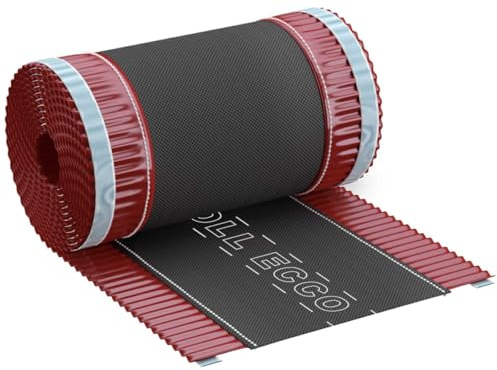 KAUFDACH® ROLL ECCO Firstband 5lfm Firstrolle Dachfirst Gratrolle Dachfirst RAL3011 (Kirsche) (Firstband - Breite 310 mm)