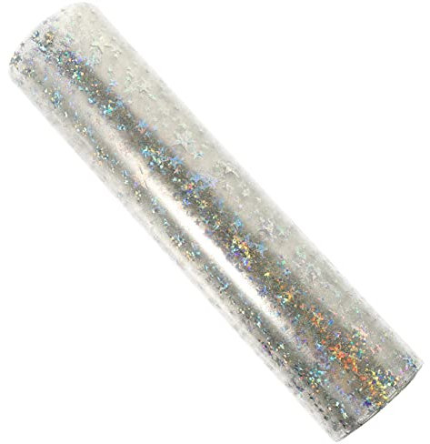 SEWACC Transparente Pvc-folie Mit Sternmotiv Für Bastelprojekte Diy-taschen Koffer Und Gepäck Dünne Folie Zum Selbermachen