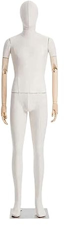 Ganzkörper-Schaufensterpuppen für Damen und Herren, Abnehmbarer Schaufensterpuppen-Torso, Display-Kleidungsmodelle, mobiler Schaufensterpuppenkörper mit stabilem Ständer