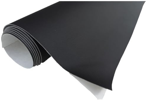 TAPHICEROS Leder Reparatur Set, Schwarz 40 cm x 300 cm, Meterware Kunstleder Selbstklebend Lederreparatur Lederflicken Set Hochwertiges Lederflickenset für Autositz Sofa Möbel Bürostuhl