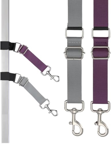 Hundepflege-Schlaufen Für Hunde | 2er Set Pflegetisch-Schlaufen Mit Verstellbarem Nylon-Ring - Verstellbarer Nylon-Ringverlängerung Mit Stabilen Gurten, Trimmen Zubehör Für Kleine, Mittelgroße Und
