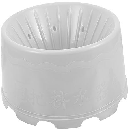 GOOHOCHY Cubo De Fregona Doméstico Plástico Gris 1 Unidad Cesta con Orificios para Escurrir Rápido Limpieza De Suelos Hogar Herramientas De Secado para Fregona