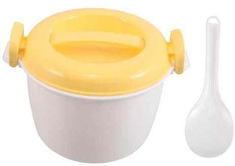 TOPBATHY Cocedor de Arroz Microondas Vaporera Multifuncional para Arroz y Verduras Cocción Rápida para Pequeños