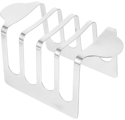 Didiseaon 2 Pezzi Portapane Acciaio Inossidabile con Indipendenti per Fette Pane per Colazione e Buffet Cucine e Ristoranti