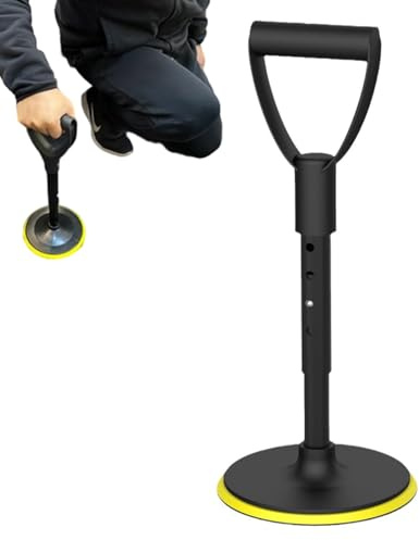 Ayuda de pie – Barra de apoyo ajustable | Dispositivo portátil de asistencia de movilidad, ayudante de elevación de piso para personas mayores, herramienta de equilibrio estable, alternativa corta de