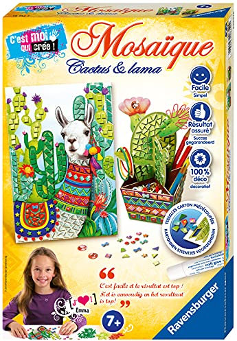 Ravensburger - Mosaique Cactus et Lama - Loisir Créatif - 18352