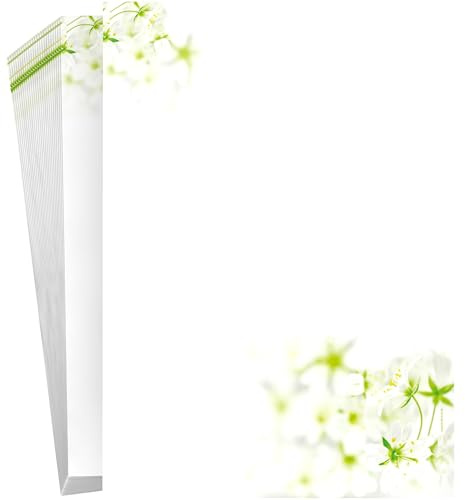 Frühlingsbriefpapier | Frischer Frühling | 50 Blatt frühlingshaftes Motivpapier DIN A4 | florale Motive | Briefpapier