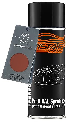 TRISTARcolor RAL 8012 Rotbraun Spraydose 400 ml seidenmatt schnelltrocknend