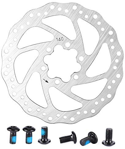 disque de frein trottinette électrique ocean drive 140,disque de frein 140mm,Disque de Frein de yclette, Rotor de frein à disque de vélo, Disque de frein en acier inoxydable de vélo de montagne Pad de