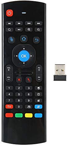 Wireless Air Fly Mouse, controller di gioco Ingresso tastiera completo Air Remote Mouse Rilevatore di movimento Telecomando a infrarossi Sensore G giroscopio a 6 assi incorporato per computer/TV