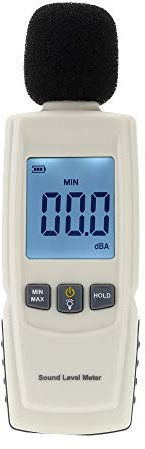 Sonometro Nivel de sonido digital medidor de ruido de volumen Instrumento de medición de decibeles probador 30-130dB Decibelimetro