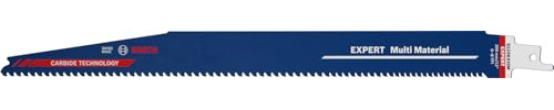 Bosch Professional 10x Hojas de sierra sable Expert `Multi Material` S 1256 XHM (para Hierro fundido, Longitud 300 mm, accesorios Sierra sable)