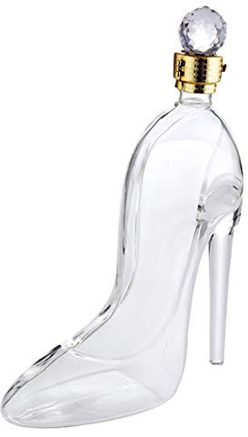 MQQ Carafe À Vin De 750 Ml, Coiffeur À Talons Hauts Plateau De Vin De Vin, Décoration Personnalisée Carafe À Vin Rouge, Verre À Vin En Verre Soufflé À La Main En Cristal En Cristal Libre