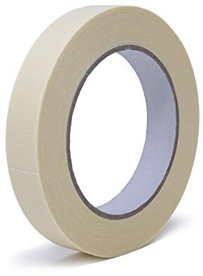 gws Maler-Kreppband bis 80 °C zum Abkleben, Abdecken, für präzises abkleben beim Malen und Lackieren (32 Rollen, 19 mm)