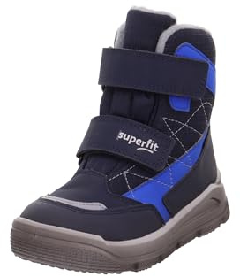 Superfit Mars warm gefütterte Gore-Tex Schneestiefel, BLAU/HELLGRAU 8000, 25 EU