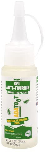 ABATOUT - Gel Anti Fourmis - Intérieur & extérieur - Protection jusqu'à 8 mois - Effet immédiat - 50 ml