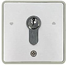 SELETTORE SERRANDA CON CHIAVE E CILINDRO EUROPEO COMPATIBILE CON 198/ECO