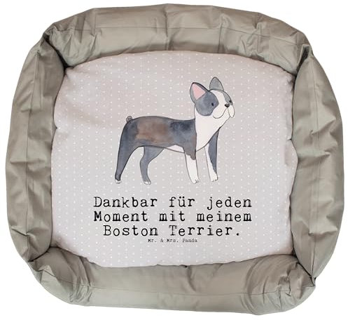 Mr. & Mrs. Panda Hundebett Boston Terrier Moment - Geschenk, Hund, Hundedecke, Hundeliege, Hundekissen, Hundesofa