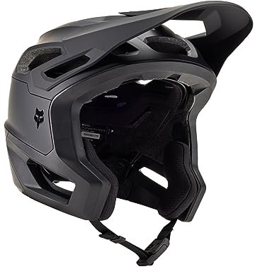 Fox Racing Dropframe Pro Mountain Bike Helmet, Matte Black, Large