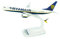 AeroClix Ryanair Model Plane Boeing 737 MAX 8-200 EI-HGL 20cm Snap-Fit Model