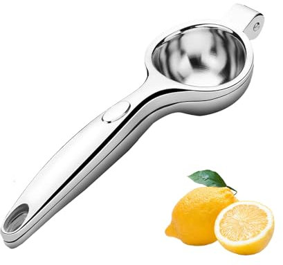 Achkey Zitronenpresse, Saftpresse Manuell, Orangenpresse, Zitruspresse Sicher und Langlebig Zitronenpresse Handpresse für Küche, Bar und Restaurant [7.0 cm Diameter]