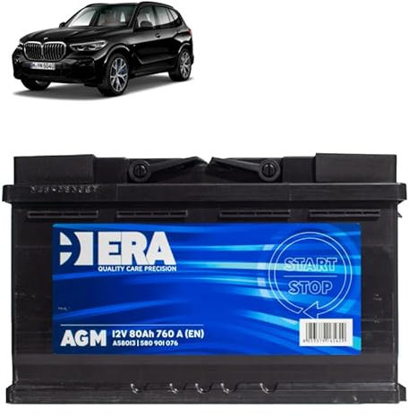 Batteria 80Ah A.G.M. per BMW X5 F95 25 30 40d gasolio Mild-Hybrid 2018+