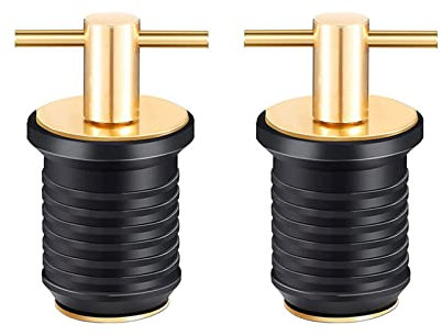 WASTEBIN 2 Stück Twist Turn Marine Boot Ablassstopfen Kanu Kajak Ablassstopfen T Ablassstopfen Ersatz