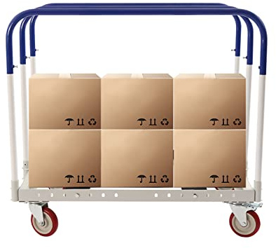 Steel Panel Truck,1000Lbs Heavy Duty Planks Cart Trolley,Adjustable Panel Truck Trolley Material Transport Equipment with 4 Swivel Casters,Panel Dolly Cart for Transport Heavy Objects,Planks