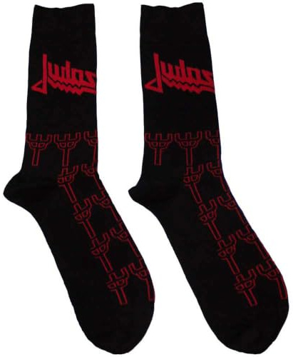 Judas Priest - Chaussettes - Adulte (41-45 FR) (Noir/Rouge)