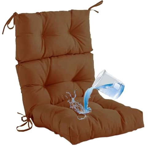 Coussin de Chaise Intérieur/Extérieur Longue Antidérapant 110x50cm - Housse de Protection pour Transat Jardin, Terrasse, Balcon - Galette de Chaise Épais Confortable pour Bain de Soleil(Color 17)