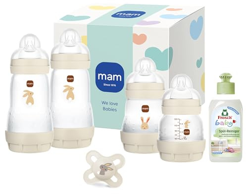MAM Easy Start Anti-Colic Neugeborenen-Set, 0+ Mon, beige
