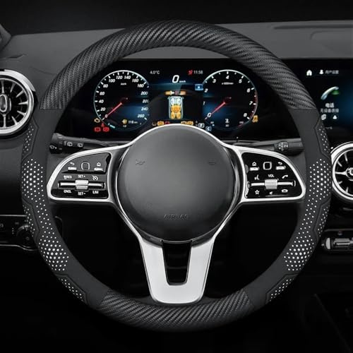 Auto-Lenkrad-Innenraum Auto Lenkrad Cove Für A B C E R V S KLASSE GLA GLB GLC GLK GLS GLE AMG ML VITO SLK SLS SLC W203 W204 W205 Lenkradabdeckungsschutz