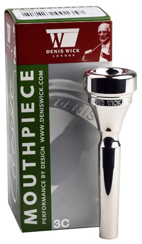 Denis Wick Classic Trumpet Mouthpiece, Silver Plated, 5882-3C - Barrel Backbore to Enhance Your Performance with a Clear Superior Sound, Precision, Response & Comfort - 16.75 x 5.05 x 3.7mm