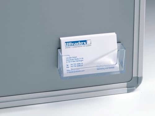 Ultradex Visitenkartenhalter magnetisch B93x37x17mm transparent