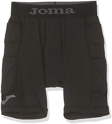 Joma Portero Protect Pantaloni Interni Con Protezioni, Unisex Bambini, 12-14 anni, Nero