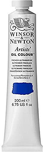 Winsor & Newton 1237263 Artists Ölfarbe - 200ml Tube, Künstler - Ölfarbe mit höchstmöglicher Pigmentierung, höchste Lichtechtheit - Französisch Ultramarin