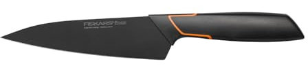 Fiskars 978311 Edge Coltello da Cuoco, 15 cm, Acciaio Inossidabile, Nero, 29 x 7.5 x 1.9 cm, 1003095