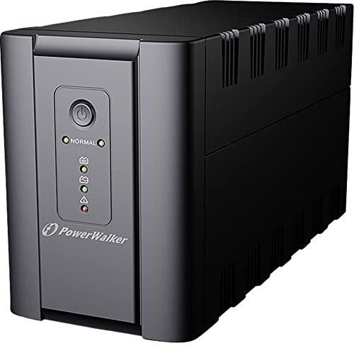 BlueWalker PowerWalker VI 1200 - Fuente de alimentación continua (UPS) (1200VA/600W, 2x7 Ah) Negro