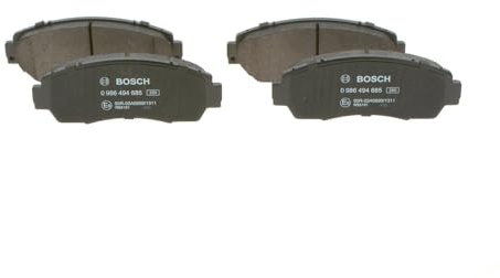 Bosch BP1680 - Brake Pads Car Front Axle - Bosch Quality - Reduced Noise and Dust - ECE-R90 Certified - Copper-Free - 1 Set of 4 Pads
