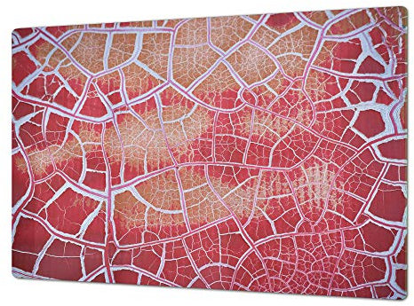 Salvaencimera Extra-Grande de vidrio templado - Conjunto de tablas para picar - Cubre Vitro Gigante – UNA PIEZA (80 x 52 cm) o DOS PIEZAS (40 x 52 cm) Serie de la Textura DD20