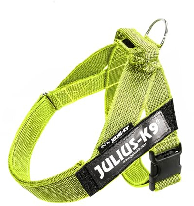 Julius-K9 Arnés De Correa, Neón-Gris, M / 0