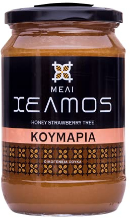 Helmos Miele Greco di Arbutus (Corbezzolo) 950 g | Caratteristico gusto amarognolo e complesso, ideale per abbinamenti gourmet e formaggi stagionati