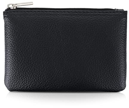 TIESOME Portamonete, PU Lychee modello cerniera portamonete borsa portatile mini cambio portafoglio per donna portamonete mini soldi per le donne carta di credito ID chiave auricolare rossetto