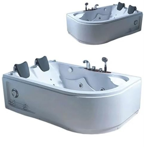 Bagno Italia Vasca idromassaggio 170x115 cm rettangolare 15 getti disponibile nella versione destra o sinistra