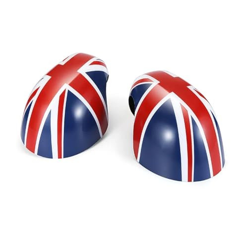 bling mirror cover for car NEW Union Jack for Mini for Cooper Stickers Rear View Mirror Covers for Mini for Cooper S 2020-2022 Countryman F60 F54 F55 F56 F57 side view mirror cover(Union Jack,LIGHT HO