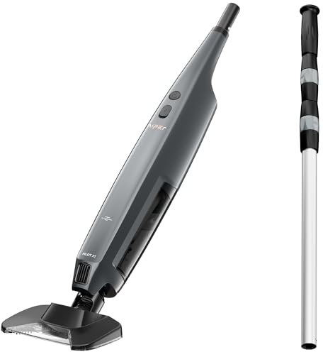 Aiper Pilot X1 Handheld Swimming Pool Vacuum, Pool Vacuum, Cordless Cleaner for Inground & Above-Ground Pools, 21 GPM Suction, with Telescoping Pole & Dual Cleaning Modes
