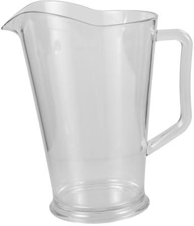 CLISPEED Bistro Carafe Plastique Pichet à Boisson Résistant Aux Chocs Pour Restaurants Et Activités Extérieures Pour Servir Bières Et Autres Boissons
